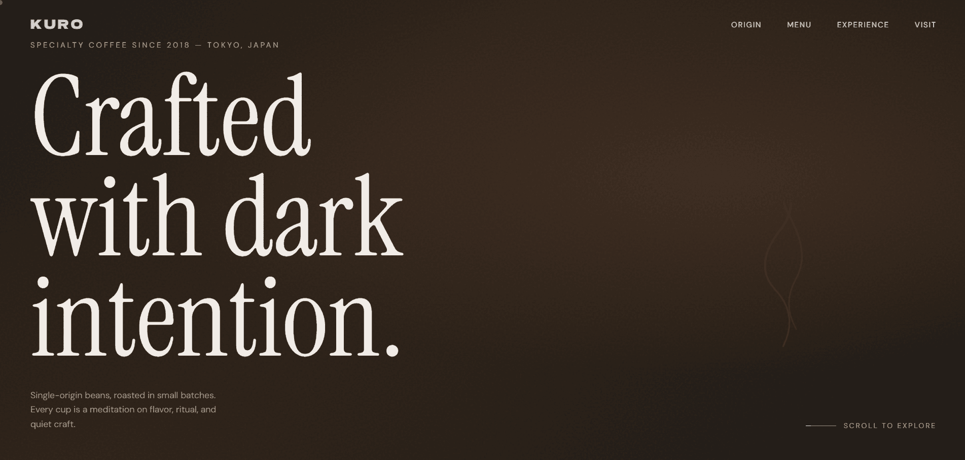 KURO Coffee — Specialty Coffee Shop & POS System - Gambar 1